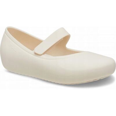 Dziewczęce Balerinki Baletki Półbuty Crocs Brooklyn Mary 209430 Flat 23-24 Dziewczęce Balerinki Baletki Półbuty Crocs Brooklyn Mary 209430 Flat 23-24