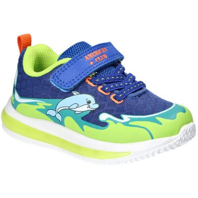 Dziewczęce buty na rzep Delfin jasnozielone American Club r.26 Dziewczęce buty na rzep Delfin jasnozielone American Club r.26