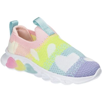 Dziewczęce buty wkładane tęczowe fioletowe American Club r.30 Dziewczęce buty wkładane tęczowe fioletowe American Club r.30