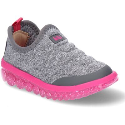 Dziewczęce buty z brokatową podeszwą szare Bibi Shoes r.30 Dziewczęce buty z brokatową podeszwą szare Bibi Shoes r.30