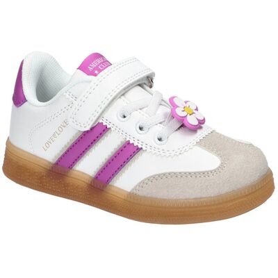 Dziewczęce buty z kwiatkiem fioletowe American Club r.26 Dziewczęce buty z kwiatkiem fioletowe American Club r.26