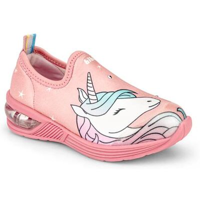 Dziewczęce buty z LED jednorożec jasnoróżowe Bibi Shoes r.31 Dziewczęce buty z LED jednorożec jasnoróżowe Bibi Shoes r.31