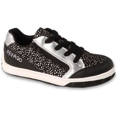 Dziewczęce sneakersy czarne Befado Dziewczęce sneakersy czarne Befado