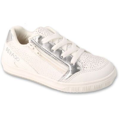 Dziewczęce sneakersy kremowe Befado Dziewczęce sneakersy kremowe Befado