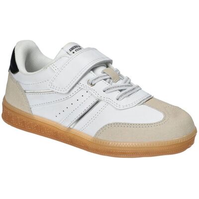 Dziewczęce sneakersy na rzep białe American Club r.33 Dziewczęce sneakersy na rzep białe American Club r.33