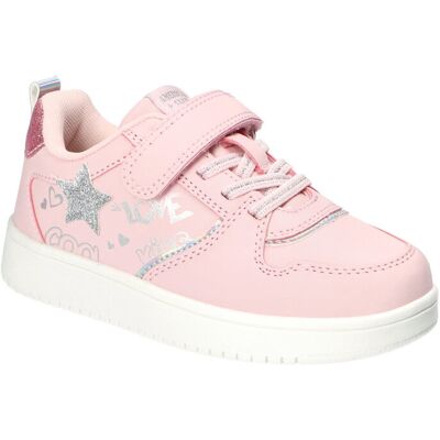 Dziewczęce sneakersy z brokatem jasnoróżowe American Club r.29 Dziewczęce sneakersy z brokatem jasnoróżowe American Club r.29