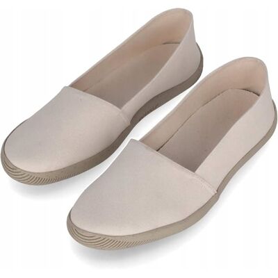 Inny producent ECOALF ECRU ESPADRYLE MĘSKIE Z TKANINY Z BEŻOWĄ PODESZWĄ GUMOWĄ 43 6KA Inny producent ECOALF ECRU ESPADRYLE MĘSKIE Z TKANINY Z BEŻOWĄ PODESZWĄ GUMOWĄ 43 6KA