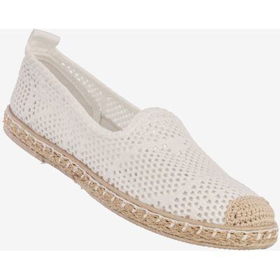 Inny producent Espadryle Damskie Ażurowe Buty Casual Półbuty Letnie Białe DD3012-2A Biały 37 Inny producent Espadryle Damskie Ażurowe Buty Casual Półbuty Letnie Białe DD3012-2A Biały 37
