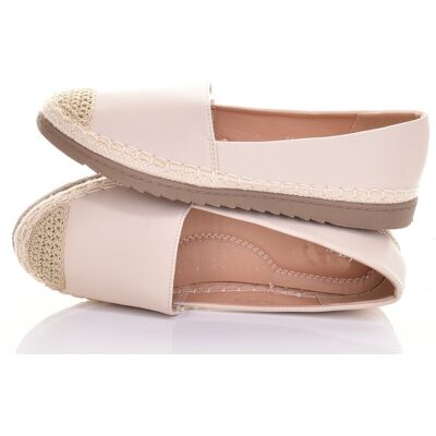 Inny producent ESPADRYLE DAMSKIE LEKKIE TENISÓWKI WSUWANE EKOSKÓRZANE MODNE BEŻOWE Inny producent ESPADRYLE DAMSKIE LEKKIE TENISÓWKI WSUWANE EKOSKÓRZANE MODNE BEŻOWE