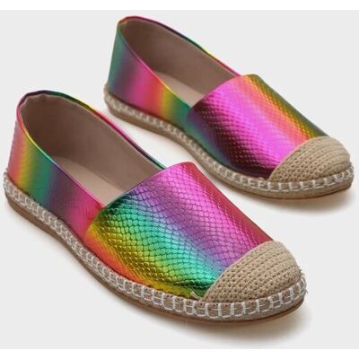 Inny producent ESPADRYLE DAMSKIE WIELOKOLOROWE WĄŻ PLECIONY NOSEK 40 5GA* Inny producent ESPADRYLE DAMSKIE WIELOKOLOROWE WĄŻ PLECIONY NOSEK 40 5GA*