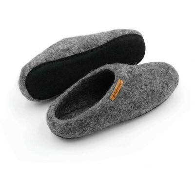 Inny producent Feltiness, Natural Dark, kapcie wełniane z podeszwą 41-42 (26cm) Inny producent Feltiness, Natural Dark, kapcie wełniane z podeszwą 41-42 (26cm)