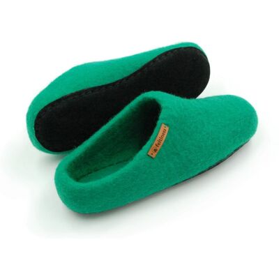 Inny producent Feltiness, Zielone, kapcie wełniane z podeszwą 39-40 (25cm) Inny producent Feltiness, Zielone, kapcie wełniane z podeszwą 39-40 (25cm)