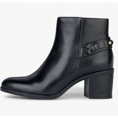 Geox New Asheel Botki Damskie Czarne Skórzane 36 J_a Geox New Asheel Botki Damskie Czarne Skórzane 36 J_a