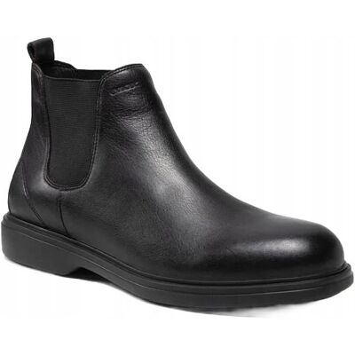 Inny producent GEOX OTTAVIO SZTYBLETY MĘSKIE CZARNE WSUWANE LOGO SKÓRZANE 42 16AA Inny producent GEOX OTTAVIO SZTYBLETY MĘSKIE CZARNE WSUWANE LOGO SKÓRZANE 42 16AA