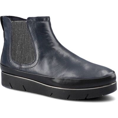 Granatowe Botki Tamaris Damskie Buty Na Platformie Granatowe Botki Tamaris Damskie Buty Na Platformie