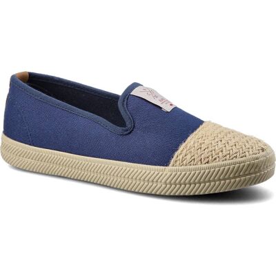 Granatowe Espadryle Cross Jeans Damskie Modne Buty Granatowe Espadryle Cross Jeans Damskie Modne Buty
