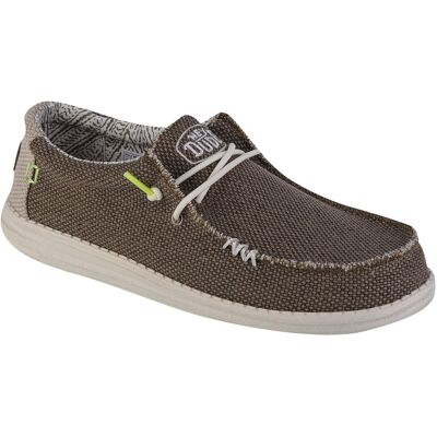 Inna producent Hey Dude Wally Braided 40003-2BS, Męskie, buty sneakers, Brązowy Inna producent Hey Dude Wally Braided 40003-2BS, Męskie, buty sneakers, Brązowy