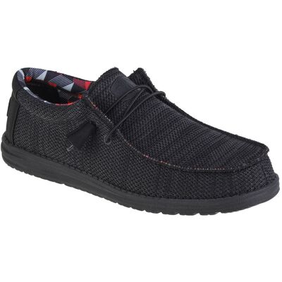 Inna producent Hey Dude Wally Sox 40019-0XD, Męskie, buty sneakers, Czarne Inna producent Hey Dude Wally Sox 40019-0XD, Męskie, buty sneakers, Czarne