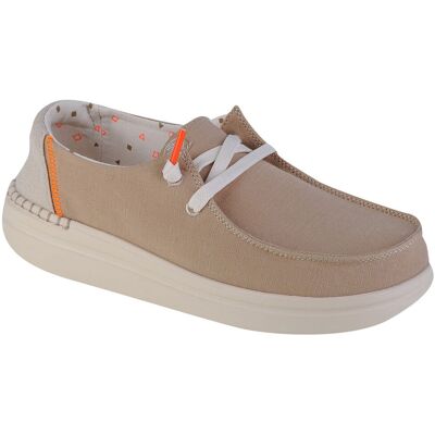 Crocs Hey Dude Wendy Rise 40074-2YU, Damskie, buty sneakers, Beżowy Crocs Hey Dude Wendy Rise 40074-2YU, Damskie, buty sneakers, Beżowy