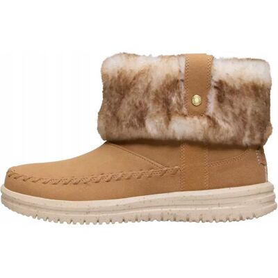 HeyDude Damskie Ciepłe Buty Botki Zamszowe Classic Camden Cuff Cozy 38 HeyDude Damskie Ciepłe Buty Botki Zamszowe Classic Camden Cuff Cozy 38