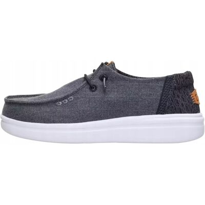 HeyDude Damskie Lekkie Mokasyny Buty Wsuwane Wendy Rise Chambry Grid 40 HeyDude Damskie Lekkie Mokasyny Buty Wsuwane Wendy Rise Chambry Grid 40