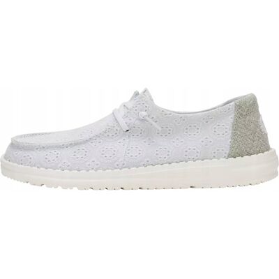 HeyDude Damskie Mokasyny Buty Półbuty Wsuwane Wendy Eyelet Lace 36 HeyDude Damskie Mokasyny Buty Półbuty Wsuwane Wendy Eyelet Lace 36