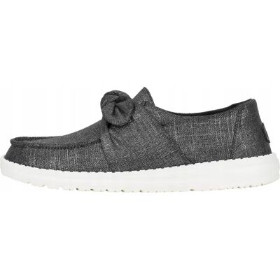 HeyDude Damskie Wsuwane Mokasyny Buty Półbuty Wendy Bow Shimmer 39 HeyDude Damskie Wsuwane Mokasyny Buty Półbuty Wendy Bow Shimmer 39