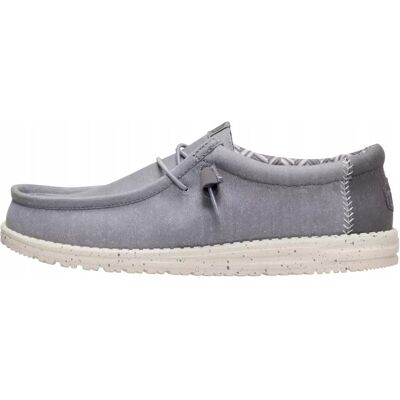HeyDude Męskie Lekkie Mokasyny Buty Półbuty Wsuwane Wally Stretch Canvas 42 HeyDude Męskie Lekkie Mokasyny Buty Półbuty Wsuwane Wally Stretch Canvas 42