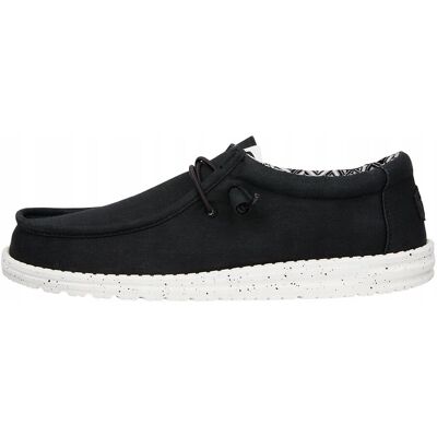HeyDude Męskie Lekkie Mokasyny Buty Półbuty Wsuwane Wally Stretch Canvas 44 HeyDude Męskie Lekkie Mokasyny Buty Półbuty Wsuwane Wally Stretch Canvas 44