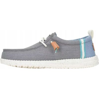 HeyDude Męskie Lekkie Mokasyny Buty Półbuty Wsuwane Wally Summer Linen 44 HeyDude Męskie Lekkie Mokasyny Buty Półbuty Wsuwane Wally Summer Linen 44