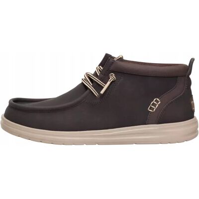 HeyDude Męskie Wysokie Mokasyny Buty Półbuty Wsuwane Wally Grip Classic 45 HeyDude Męskie Wysokie Mokasyny Buty Półbuty Wsuwane Wally Grip Classic 45