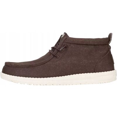 HeyDude Męskie Wysokie Mokasyny Buty Półbuty Wsuwane Wally Mid Canvas 40 HeyDude Męskie Wysokie Mokasyny Buty Półbuty Wsuwane Wally Mid Canvas 40