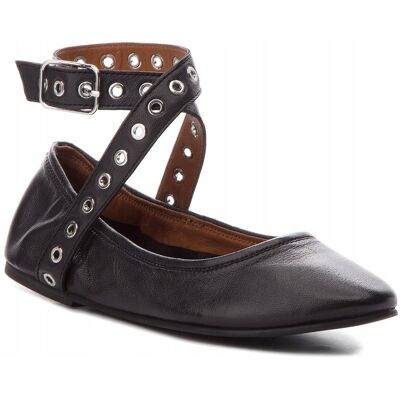 Inny producent Inuovo Damskie Baleriny Czarne Skóra 36 3T8G3* Inny producent Inuovo Damskie Baleriny Czarne Skóra 36 3T8G3*