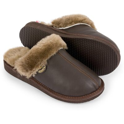 Ire Shoes Kapcie Damskie Owcza Wełna Skórzane r.40 Ire Shoes Kapcie Damskie Owcza Wełna Skórzane r.40
