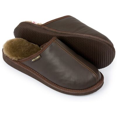 Ire Shoes Kapcie Męskie Owcza Wełna Skórzane r.41 Ire Shoes Kapcie Męskie Owcza Wełna Skórzane r.41