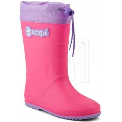 Kalosze Coqui Rainy Collar Jr 8509-100-3602 32 Kalosze Coqui Rainy Collar Jr 8509-100-3602 32