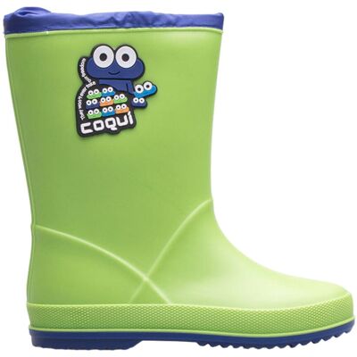 Kalosze dziecięce COQUI RAINY COLLAR gumowce zielone-29 Kalosze dziecięce COQUI RAINY COLLAR gumowce zielone-29