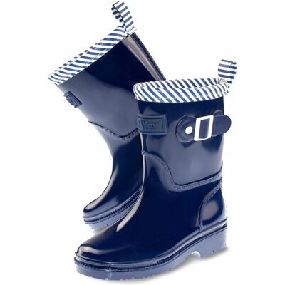 Captain Mike Kalosze dziecięce z klamrą granatowe Rain Way rozmiar 28 Captain Mike Kalosze dziecięce z klamrą granatowe Rain Way rozmiar 28