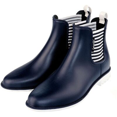 Kalosze sztyblety granatowe damskie Captain Mike® w paski rozmiar 37 Kalosze sztyblety granatowe damskie Captain Mike® w paski rozmiar 37