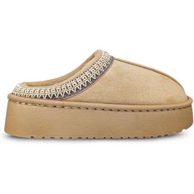 Permani Kapcie Cieple Domowe Pantofle Papcie Na Grubej Podeszwie Modne Eleganckie Stylowe Komfortowe Damskie Na Platformie Omigo Khaki 36/37 Permani Kapcie Cieple Domowe Pantofle Papcie Na Grubej Podeszwie Modne Eleganckie Stylowe Komfortowe Damskie Na Platformie Omigo Khaki 36/37