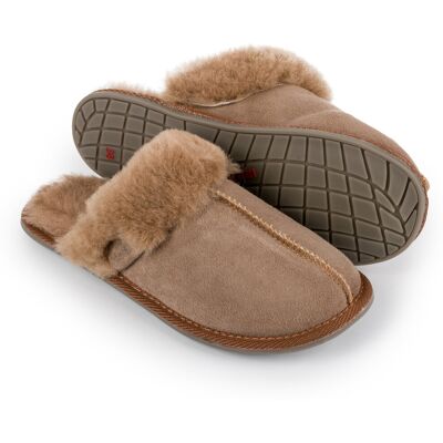 Ire Shoes Kapcie Damskie skóra naturalna brązowe skóra r.36 Ire Shoes Kapcie Damskie skóra naturalna brązowe skóra r.36