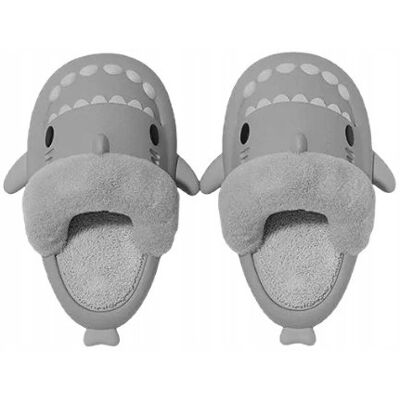 inna (Inny) KAPCIE DOMOWE PLUSZOWE REKINY LACZKI SHARK 42-43 ZIMOWE SZARE inna (Inny) KAPCIE DOMOWE PLUSZOWE REKINY LACZKI SHARK 42-43 ZIMOWE SZARE