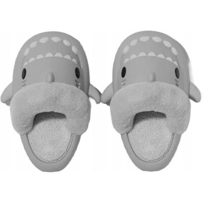 Inny producent Kapcie Domowe Pluszowe Rekiny Laczki Shark 44-45 Zimowe Szare Inny producent Kapcie Domowe Pluszowe Rekiny Laczki Shark 44-45 Zimowe Szare