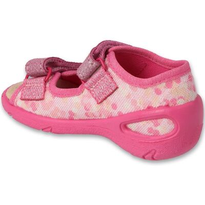 Kapcie dziecięce Befado 063P015 sandałki dziewczęce na rzepy-24 Kapcie dziecięce Befado 063P015 sandałki dziewczęce na rzepy-24
