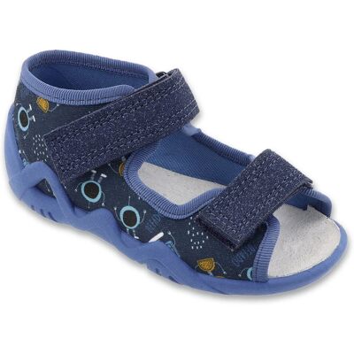 Kapcie dziecięce Befado 350P059 chłopięce sandałki na rzepy wygodne-22 Kapcie dziecięce Befado 350P059 chłopięce sandałki na rzepy wygodne-22