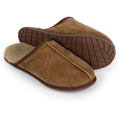 Ire Shoes Kapcie Męskie Pantofle męskie skórzane wełna r,44 Ire Shoes Kapcie Męskie Pantofle męskie skórzane wełna r,44