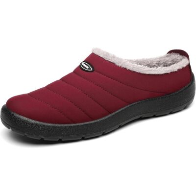 Inny producent Kapcie Unisex Zimowe Ocieplane Futrem Wodoodporne Czerwone 40 EU Inny producent Kapcie Unisex Zimowe Ocieplane Futrem Wodoodporne Czerwone 40 EU