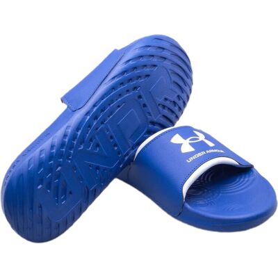 Klapki Basenowe Piankowe Under Armour Ignite Select Sportowe Niebieskie-42.5 Klapki Basenowe Piankowe Under Armour Ignite Select Sportowe Niebieskie-42.5