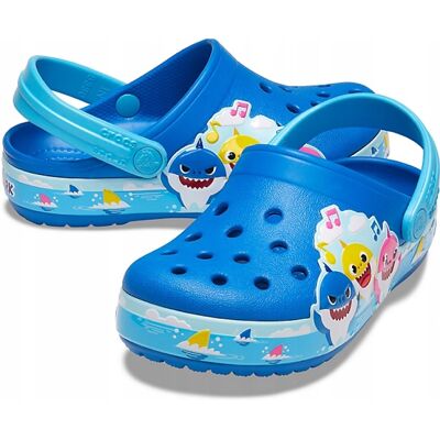 Klapki Chodaki Dziecięce Crocs Fun Baby Shark 34,5 Klapki Chodaki Dziecięce Crocs Fun Baby Shark 34,5