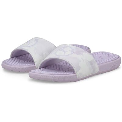 Klapki damskie Puma COOL CAT HAZY SUMMER fioletowe 38412501-40,5 Klapki damskie Puma COOL CAT HAZY SUMMER fioletowe 38412501-40,5